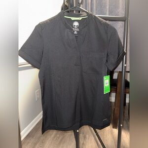 HH Works by Healing Hands Macy Women’s 1-Pocket Mandarin Collar Scrub Top